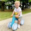 imageSEREED Baby Balance Bike for 1 Year Old Boys Girls 1224 Month Toddler Balance Bike 4 Wheels Toddler First Bike First Birthday GiftsBlue