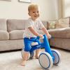 imageSEREED Baby Balance Bike for 1 Year Old Boys Girls 1224 Month Toddler Balance Bike 4 Wheels Toddler First Bike First Birthday GiftsBlue New
