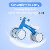imageSEREED Baby Balance Bike for 1 Year Old Boys Girls 1224 Month Toddler Balance Bike 4 Wheels Toddler First Bike First Birthday GiftsBlue New