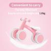 imageSEREED Baby Balance Bike for 1 Year Old Boys Girls 1224 Month Toddler Balance Bike 4 Wheels Toddler First Bike First Birthday GiftsPink New