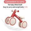 imageSEREED Baby Balance Bike for 1 Year Old Boys Girls 1224 Month Toddler Balance Bike 4 Wheels Toddler First Bike First Birthday GiftsRed