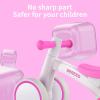 imageSEREED Baby Balance Bike for 1 Year Old Boys Girls 1224 Month Toddler Balance Bike 4 Wheels Toddler First Bike First Birthday GiftsRose red