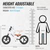 imageSEREED Toddler Balance Bike 2 Year Old No Pedal Kids Bicycle Toys for 25 Years Old ToolFree Adjustment Customize Plate with Stickers Gift for 23 Boys Girls WhiteWhite