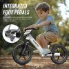 imageSEREED Toddler Balance Bike 2 Year Old No Pedal Kids Bicycle Toys for 25 Years Old ToolFree Adjustment Customize Plate with Stickers Gift for 23 Boys Girls WhiteWhite