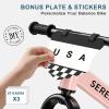 imageSEREED Toddler Balance Bike 2 Year Old No Pedal Kids Toy Bike for 25 Years Old ToolFree Adjustment Gift for 23 Girls Customize Plate with 3pcs Stickers PinkPink