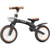 imageSEREED Toddler Balance Bike 25 Year Old 12 Inch Adjustable Folding Kids Bike Toy with Basket Birthday Gift for Age 3 4 5 Boys Girls ToolFree Assembly No Pedal BlackBlack