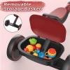 imageSEREED Toddler Tricycle for 25 Years Old Boys Girls Adjustable SeatampampHandlebar Trike Removable Basket Birthday Gift Idea for Kids Ages 2 Red BlackRed Black